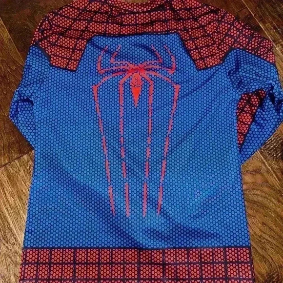 Marvel Spider-Man Long Sleeve Tee - Red and Blue - Picture 4 of 4
